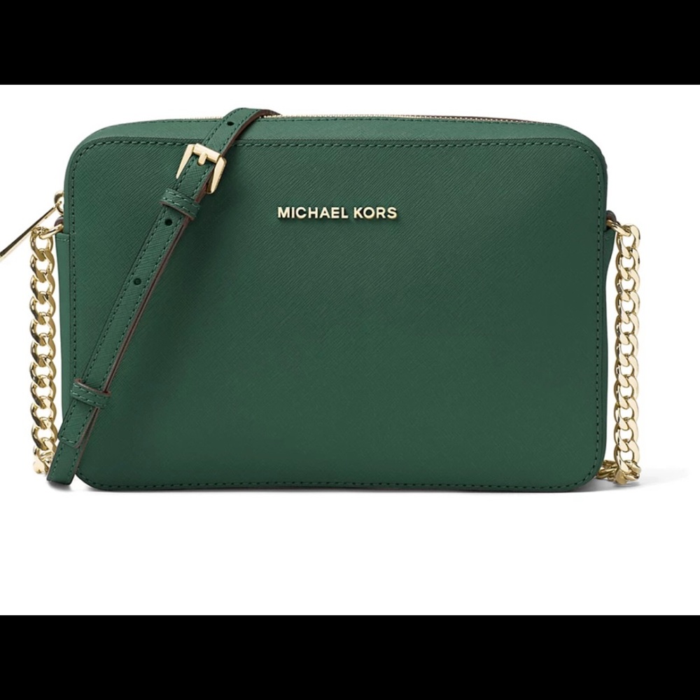 Michael Kors green side purse